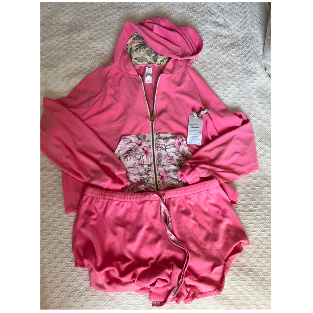 LoveShackFancy x Hurley Jacket & Shorts Set